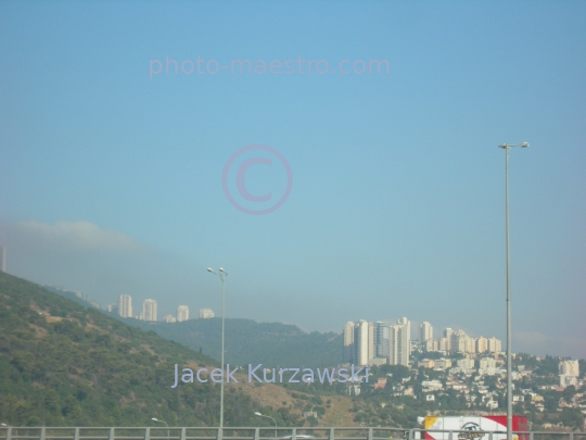 Israel,Hajfa,road,highway,panoramical view