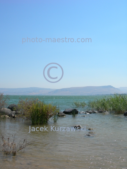 Israel,Holy Land,Tabgha,Galilee,Tyberias sea,mountains