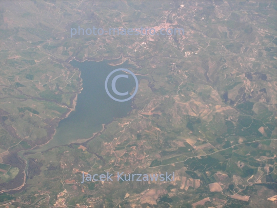 Italy,Sicily,aerial view,panoramical view,lake