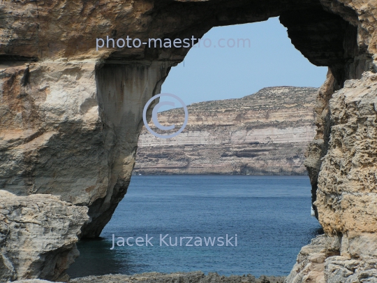 Malta,Gozo,Azure Window,shore,rocks,sea,water