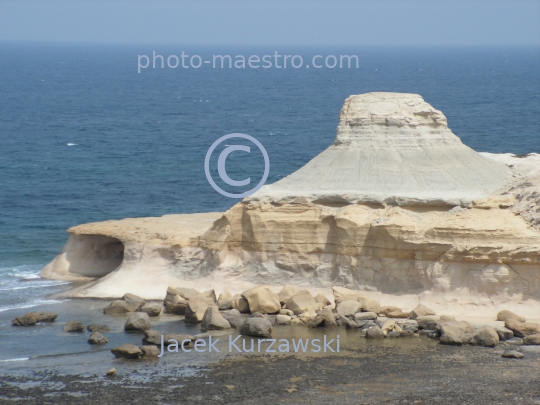 Malta,Gozo,beach,Xwejni Bay,Xwejni Hill