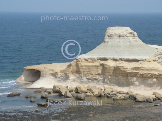 Malta,Gozo,beach,Xwejni Bay,Xwejni Hill