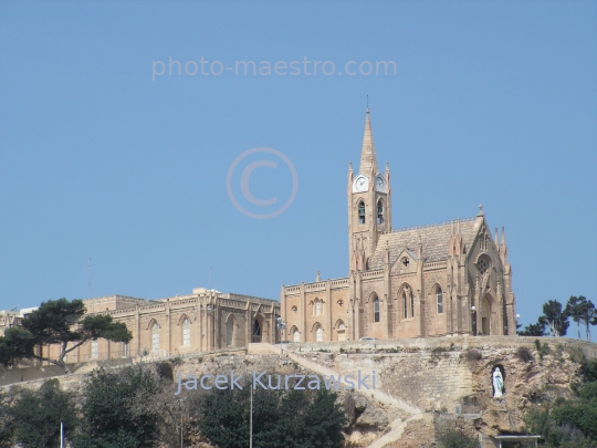 Malta,Gozo,Mgarr Harbour,Church,Chapel of Madonna of Lourdes