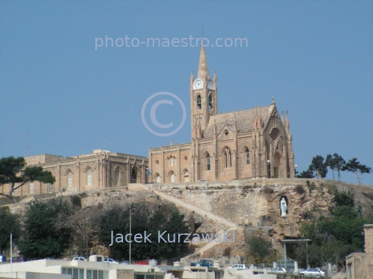 Malta,Gozo,Mgarr Harbour,Church,Chapel of Madonna of Lourdes