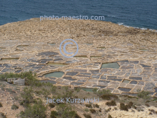 Malta,Gozo,Salt Pans,salt water,brine