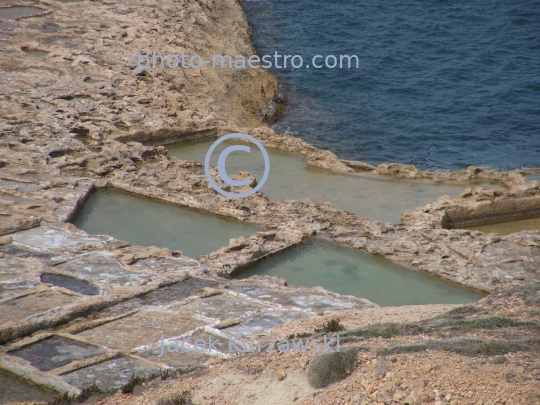 Malta,Gozo,Salt Pans,salt water,brine