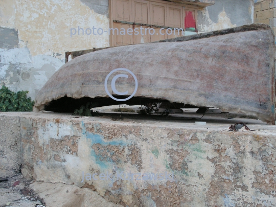 Malta,Valetta,seashore,sea,twilight,stormy weathe,boat,destruction