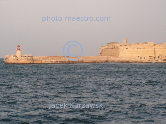 Malta,Valetta,seashore,sea,twilight,stormy weather