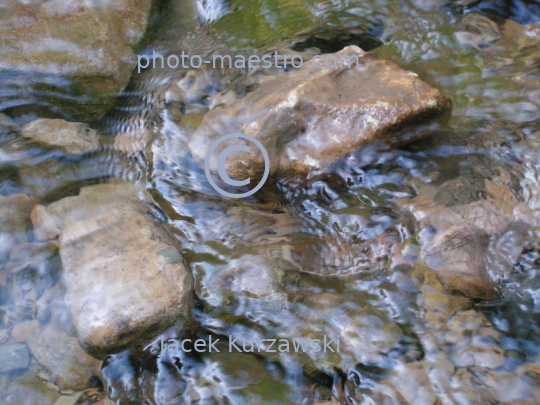 Mountain stream in the Pieniny Mountains,Poland