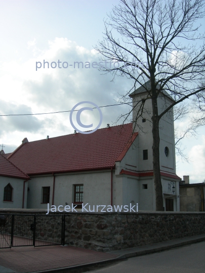 Poland,Bobrowniki,Kuyavian-Pomeranian Voivodeship,church,village center