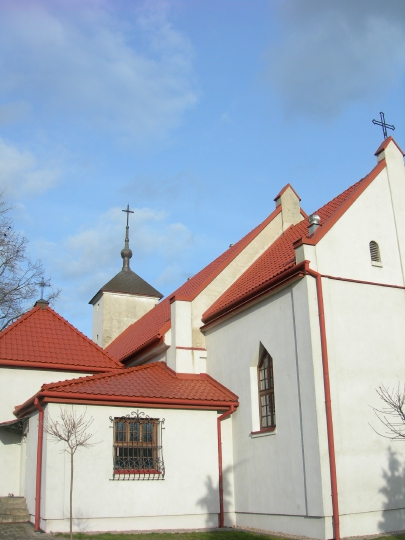 Poland,Bobrowniki,Kuyavian-Pomeranian Voivodeship,church,village center