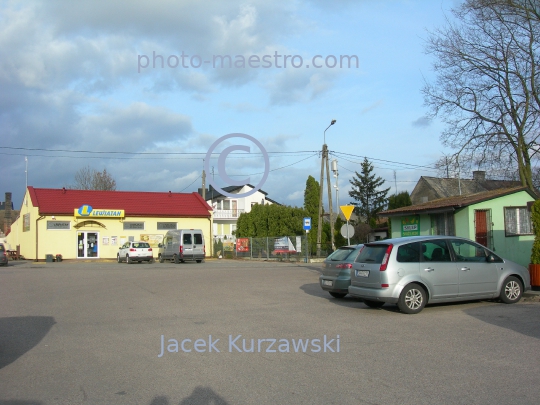 Poland,Bobrowniki,Kuyavian-Pomeranian Voivodeship,Sqaure,village center