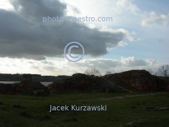 Poland,Bobrowniki,Kuyavian-Pomeranian Voivodeship,Vistula,panoramical viewarcheology,castle,teutonic knghts,ruins