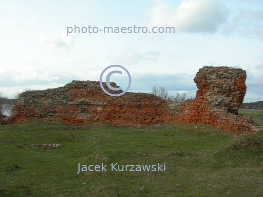 Poland,Bobrowniki,Kuyavian-Pomeranian Voivodeship,Vistula,panoramical viewarcheology,castle,teutonic knghts,ruins