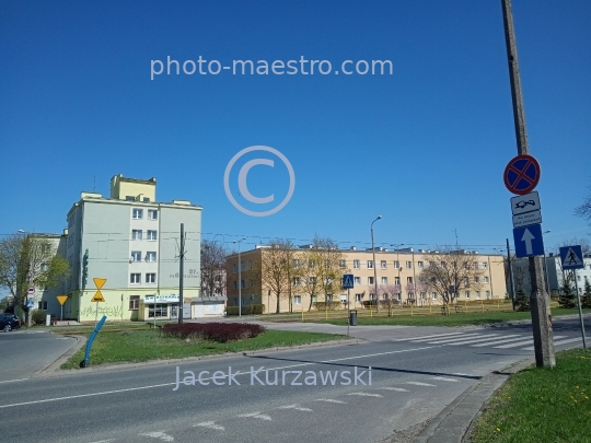 Poland,Bydgoszcz,Kuyavian-Pomeranian Voivodeship,ambience,spring,residentail district from communist period