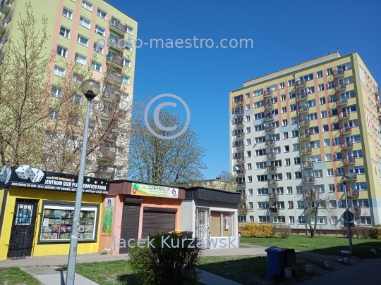 Poland,Bydgoszcz,Kuyavian-Pomeranian Voivodeship,ambience,spring,residentail district from communist period