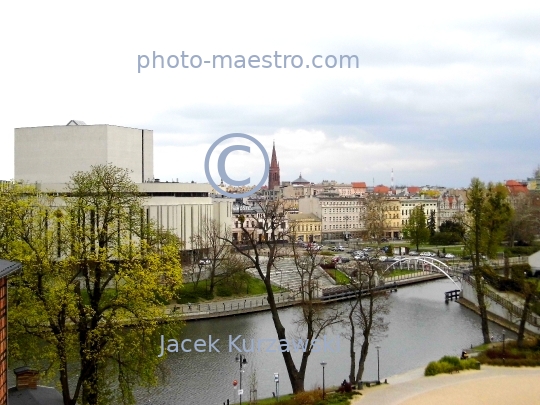 Poland,Bydgoszcz,Kuyavian-Pomeranian Voivodeship,architecture,city center,Brda river,Opera building