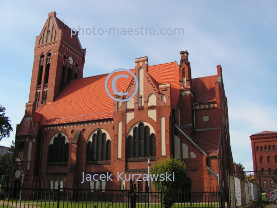 Poland,Bydgoszcz,Kuyavian-Pomeranian Voivodeship,architecture,history,city center,monuments,neogothic church