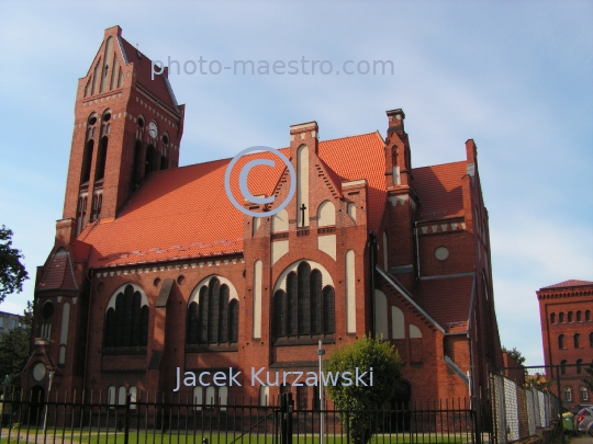 Poland,Bydgoszcz,Kuyavian-Pomeranian Voivodeship,architecture,history,city center,monuments,neogothic church