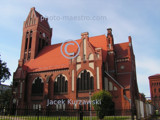 Poland,Bydgoszcz,Kuyavian-Pomeranian Voivodeship,architecture,history,city center,monuments,neogothic church