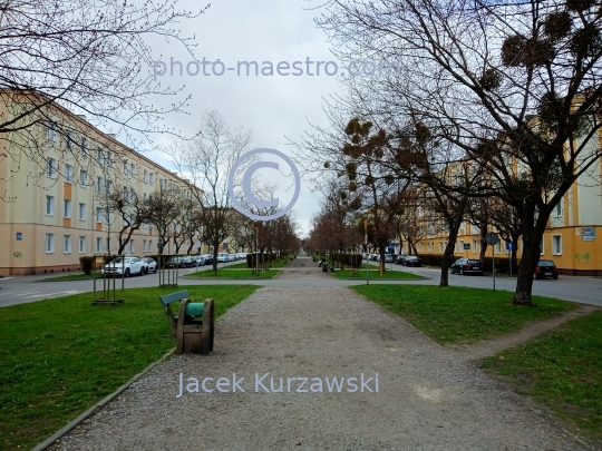 Poland,Bydgoszcz,Kuyavian-Pomeranian Voivodeship,architecture,roads,Lesne district