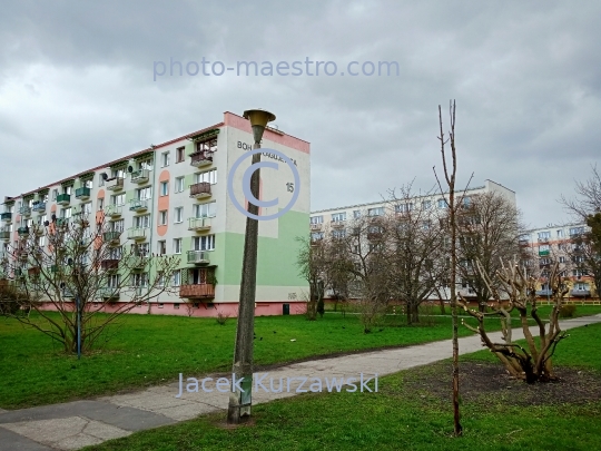 Poland,Bydgoszcz,Kuyavian-Pomeranian Voivodeship,architecture,roads,Wyzyny district,architecture from comunist period