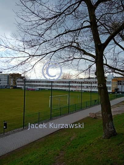 Poland,Bydgoszcz,Kuyavian-Pomeranian Voivodeship,architecture,roads,Wyzyny district,architecture from comunist period,stadium