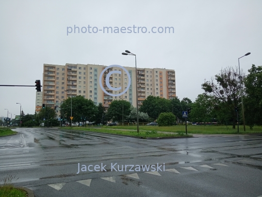 Poland,Bydgoszcz,Kuyavian-Pomeranian Voivodeship,architecture,Skrzetusko district,spring,panoramical view