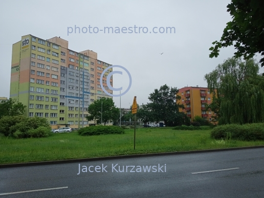 Poland,Bydgoszcz,Kuyavian-Pomeranian Voivodeship,architecture,Skrzetusko district,spring,panoramical view