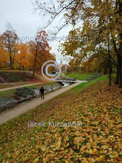 Poland,Bydgoszcz,Kuyavian-Pomeranian Voivodeship,Brda,river,ambience,Chanel of Brda,Okole district,Park,atumn,ambience