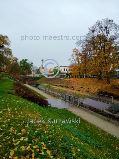 Poland,Bydgoszcz,Kuyavian-Pomeranian Voivodeship,Brda,river,ambience,Chanel of Brda,Okole district,Park,atumn,ambience