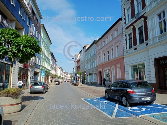 Poland,Bydgoszcz,Kuyavian-Pomeranian Voivodeship,city center,daily life in Bydgoszcz,summer,architecture,cty center,Dworcowa Str.