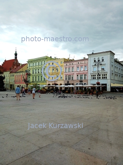 Poland,Bydgoszcz,Kuyavian-Pomeranian Voivodeship,city center,daily life in Bydgoszcz,summer,architecture,cty center,Old Market Square