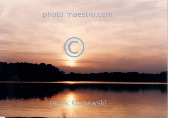 Poland,Bydgoszcz,Kuyavian-Pomeranian Voivodeship,nature,Chmieliniki,Jezuickie Lake,twilight,sunset