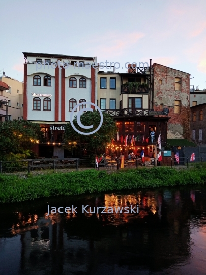 Poland,Bydgoszcz,Kuyavian-Pomeranian Voivodeship,Old Town,architecture,Venice of Bydgoszcz,Mill island,twilight