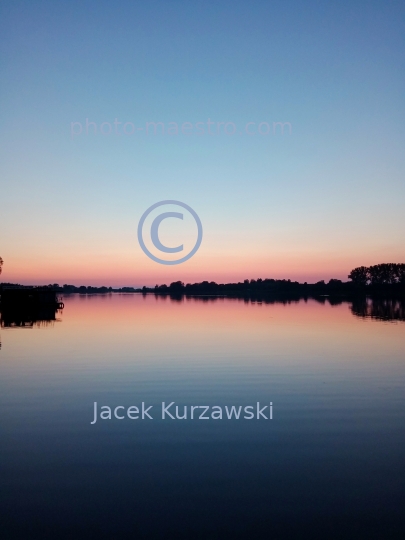 Poland,Chelmza,Kuyavian-Pomeranian Voivodeship,Chelmza Lake,Zalesie,sunset,relaxation,twilight