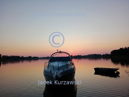 Poland,Chelmza,Kuyavian-Pomeranian Voivodeship,Chelmza Lake,Zalesie,sunset,relaxation,twilight,boats