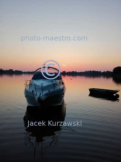 Poland,Chelmza,Kuyavian-Pomeranian Voivodeship,Chelmza Lake,Zalesie,sunset,relaxation,twilight,boats