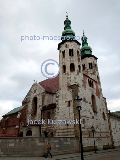 Poland,Cracow,Lesser Poland Voivodeship,architecture,monouments,history,Old Town,ambience,winter,St Andrews church