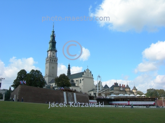 Poland,Czestochowa,Silesian Voivodeship,Monastery,architecture,history,religion,panoramical view