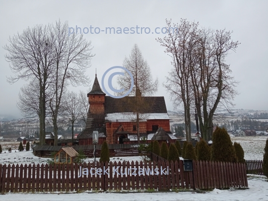 Poland,Debno Podhalnskie,Lesser Poland Voivodeship,architecture,monouments,gothic style,wooden architecture,UNESCO