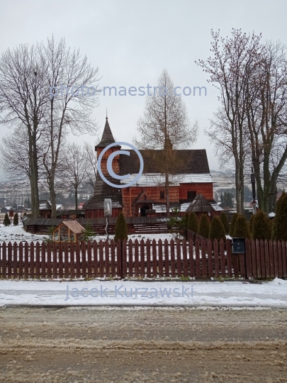 Poland,Debno Podhalnskie,Lesser Poland Voivodeship,architecture,monouments,gothic style,wooden architecture,UNESCO