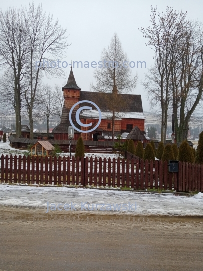 Poland,Debno Podhalnskie,Lesser Poland Voivodeship,architecture,monouments,gothic style,wooden architecture,UNESCO