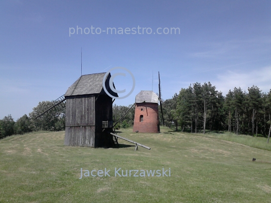 Poland,Dziekanowice,Greater Poland Voivodeship,architecture,wooden buildings,museum,panoramical view,etnography