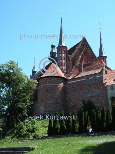 Poland,Frombork,Warmian-Masurian Voivodeship,Old Town,monuments,walls,architecture,panoramical view,Nicolaus Copernicus