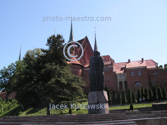 Poland,Frombork,Warmian-Masurian Voivodeship,Old Town,monuments,walls,architecture,panoramical view,Nicolaus Copernicus