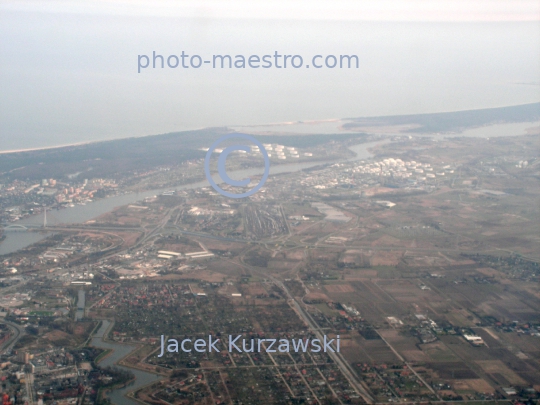 Poland,Gdansk,Pomeranian Voivodeship,landscape,panoramical view,aerial view,aerial image,area of Tricity