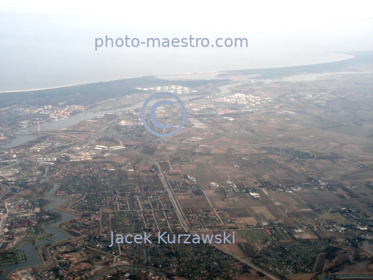 Poland,Gdansk,Pomeranian Voivodeship,landscape,panoramical view,aerial view,aerial image,area of Tricity