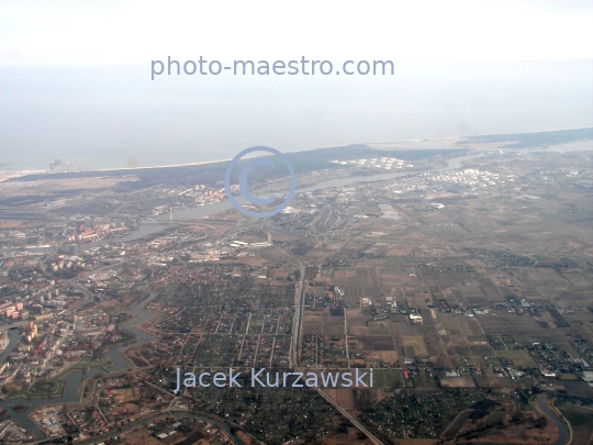 Poland,Gdansk,Pomeranian Voivodeship,landscape,panoramical view,aerial view,aerial image,area of Tricity