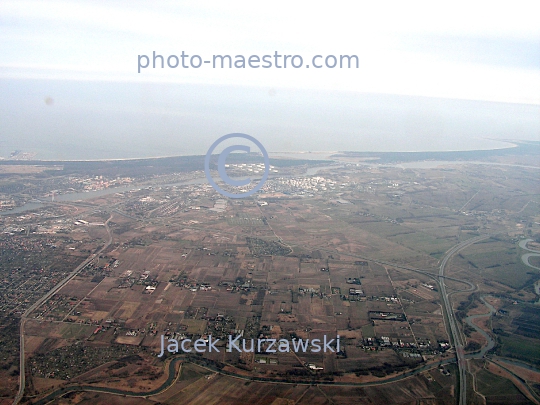 Poland,Gdansk,Pomeranian Voivodeship,landscape,panoramical view,aerial view,aerial image,area of Tricity